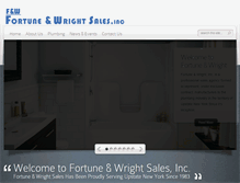 Tablet Screenshot of fandwsales.com